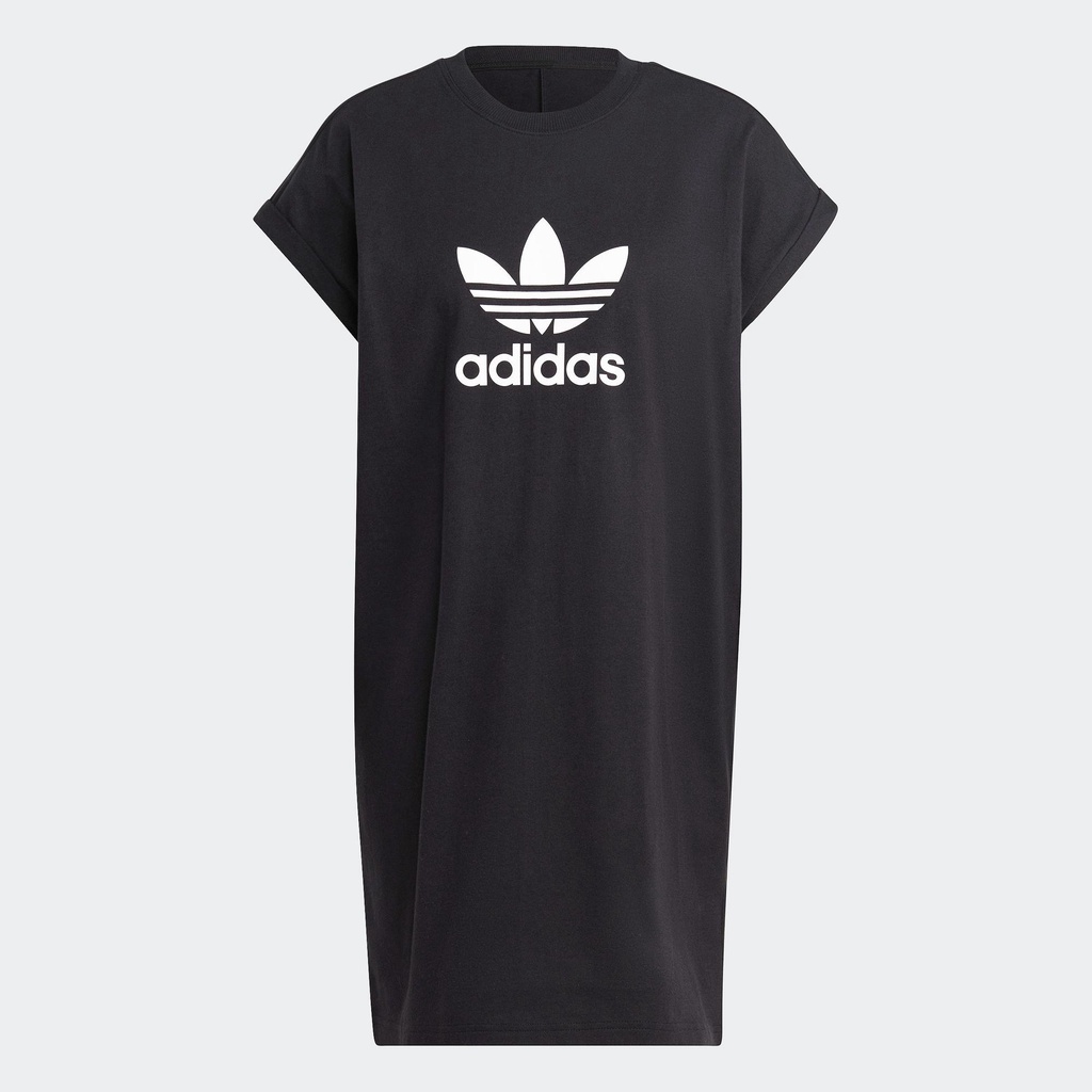 adidas Lifestyle Adicolor Classics Trefoil Tee Dress Women Black IC5483