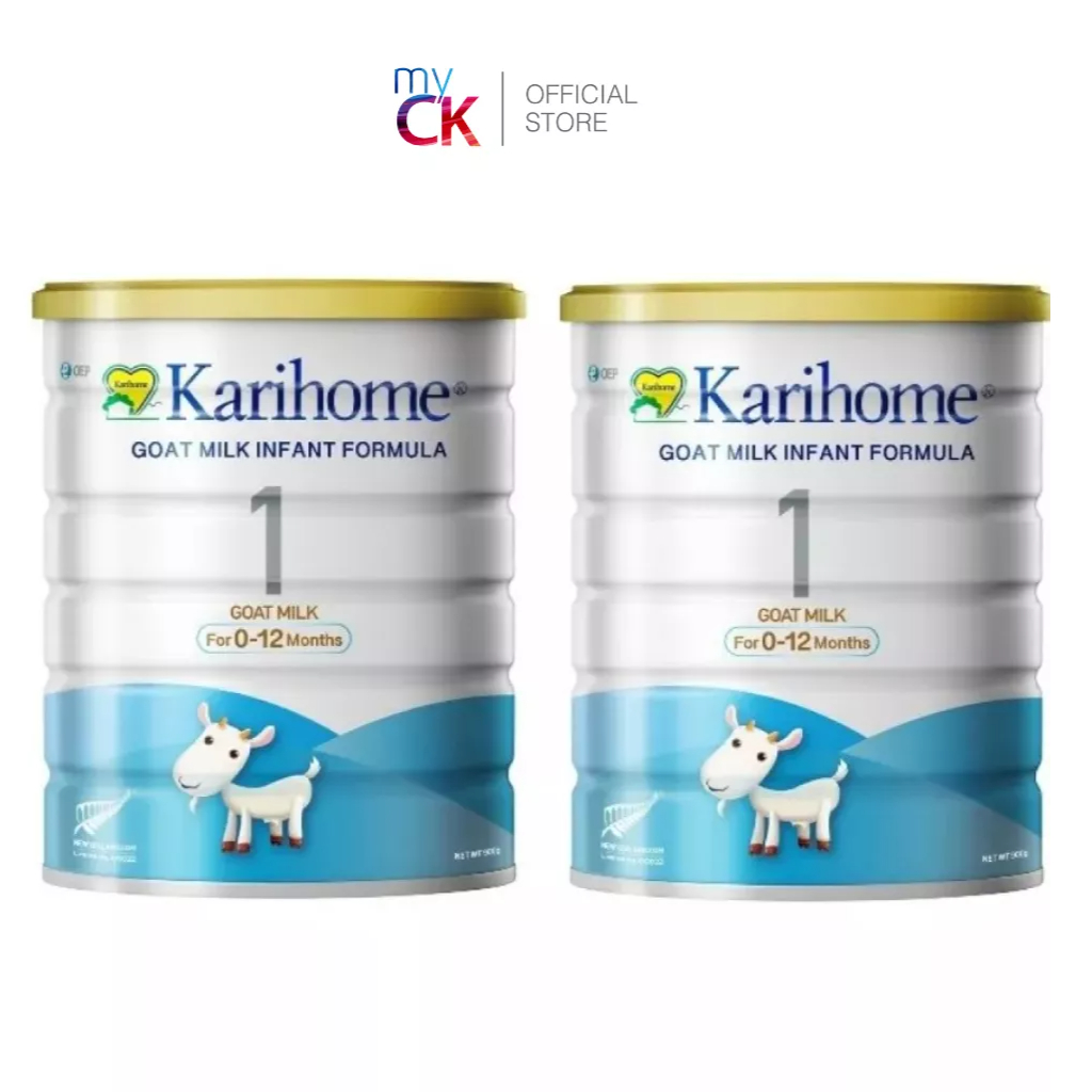 (Bundle of 2) Karihome Goat Milk Infant Formula Stage 1 (0-12mths) 900g (New Zealand)