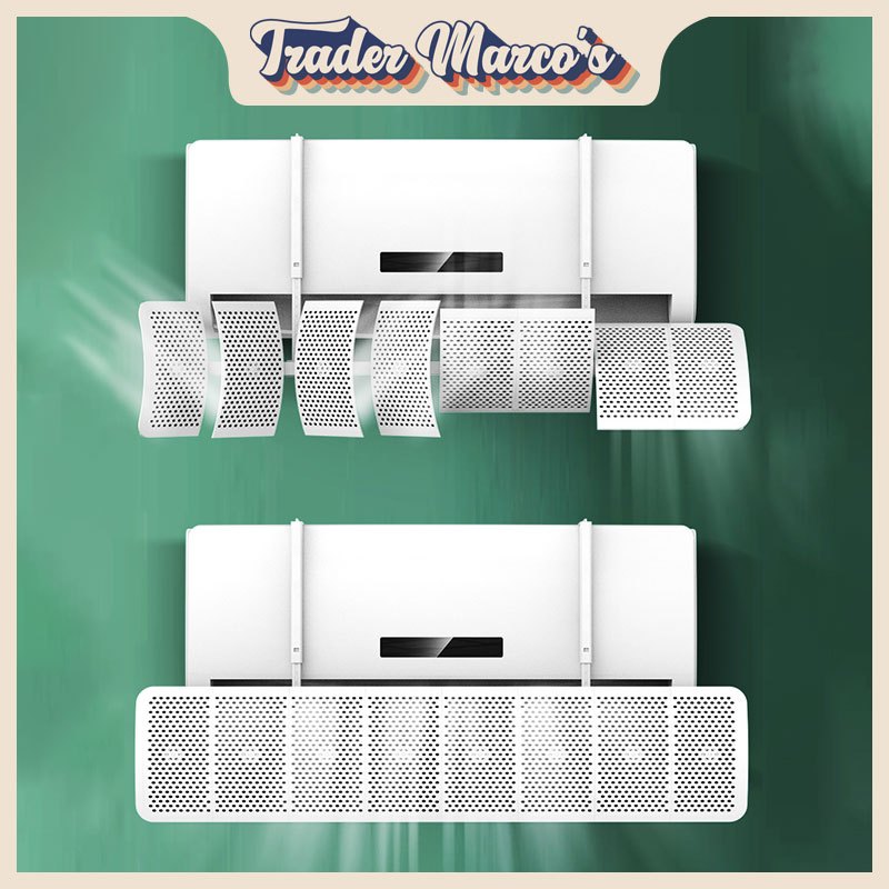 [SG Seller] Air Conditioner Wind Deflector/Air baffle/anti direct blowing/cold air outlet baffle/8 Leaf Adjustable
